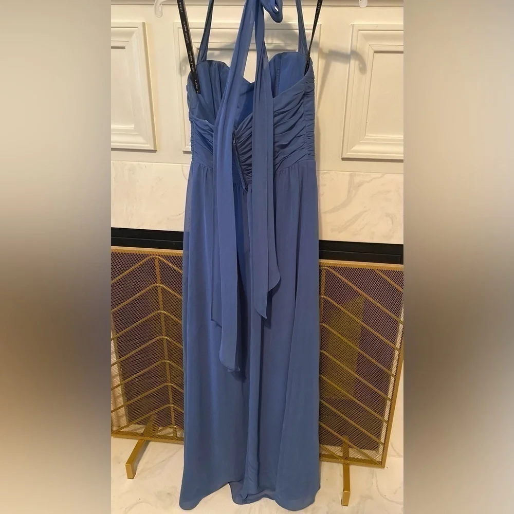Alfred Angelo Bridesmaid Formal Dress Style 7236 Indigo - Picture 3 of 4